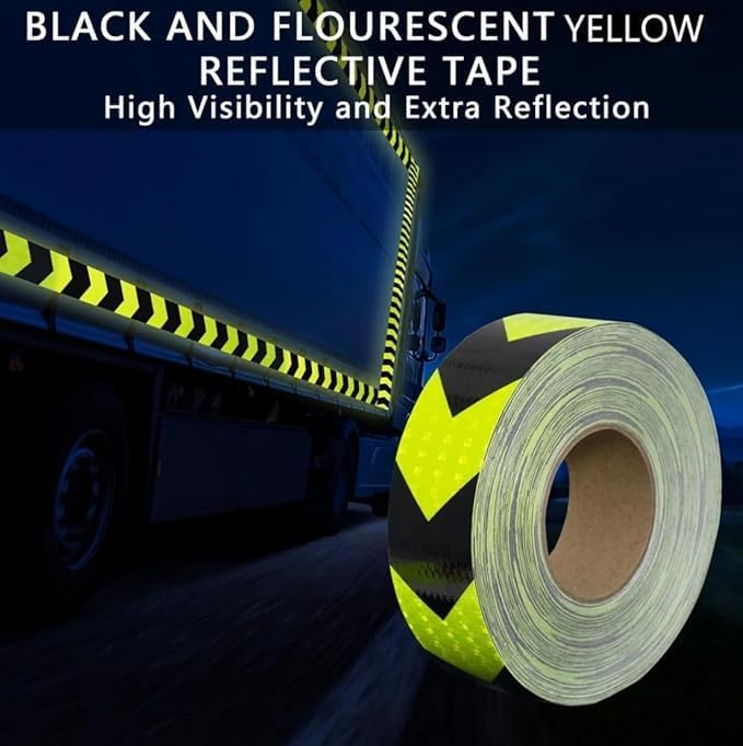 Duravel Green and Black Arrow Reflective Tape - 50 Metres - Image 5